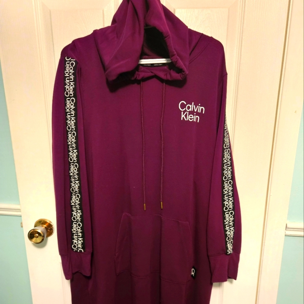 Beautiful Like New Calvin Klein Plum Sweater Dress 1X